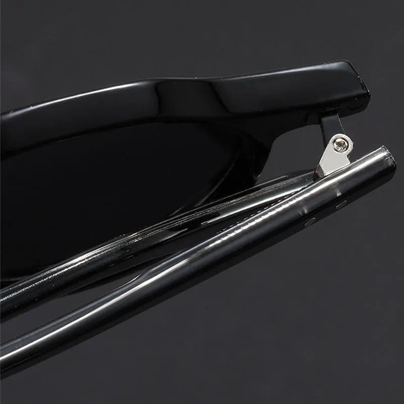 Retro Sonnenbrille 70er Stil | UV400 Schutz & Kratzfest | Minimalistisches Design & Robuster Rahmen | Unisex