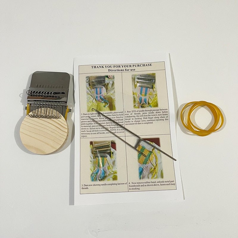 Mini-Stickerei Webmaschine