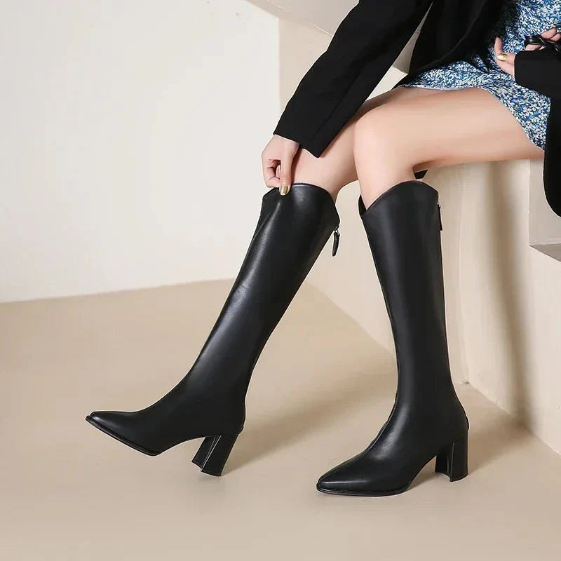 Adeline Kniehohe Stiefel