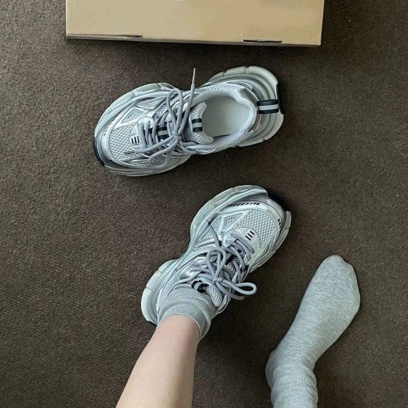 Alora Mesh-Sneaker mit dicker Sohle