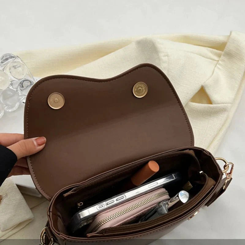 Fiona Satteltasche aus Leder