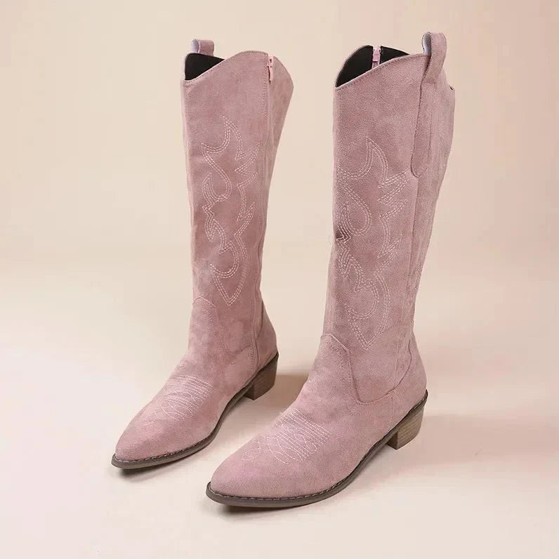 Georgia Knielange Cowboystiefel