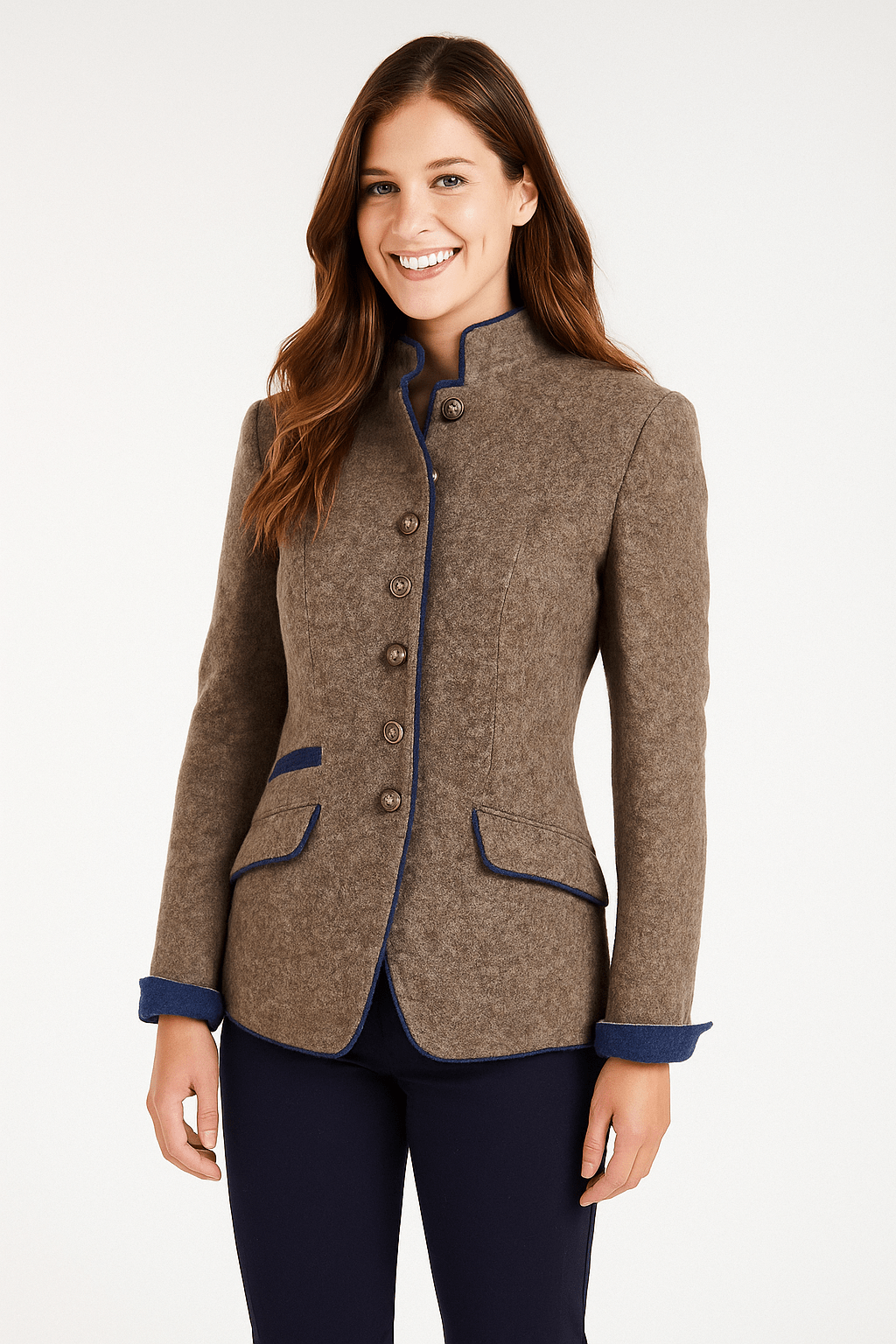 Maryse Blazer mit Stehkragen