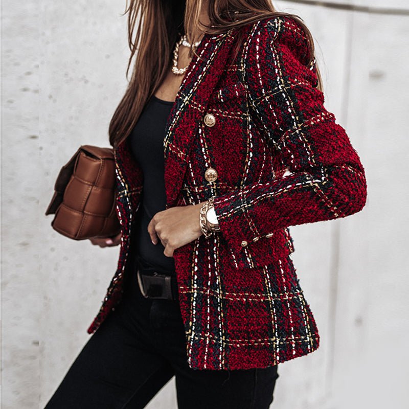 Tove Karierter Blazer