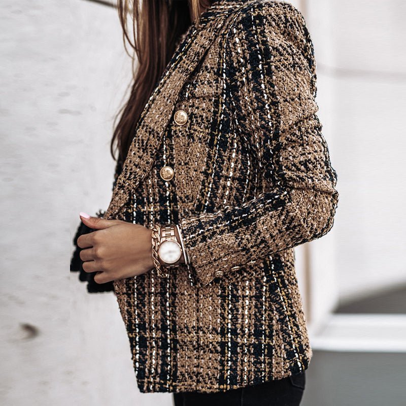 Tove Karierter Blazer