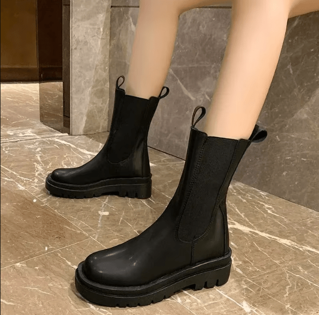 Wylla Mid-Calf Chelsea-Stiefel