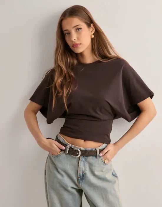Damen Oversized T-Shirt | Weite Ärmel | Weicher, Atmungsaktiver Stoff