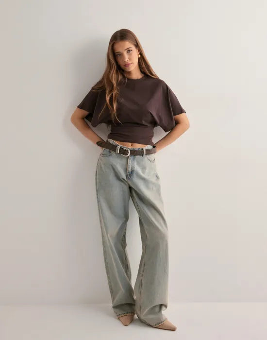 Damen Oversized T-Shirt | Weite Ärmel | Weicher, Atmungsaktiver Stoff
