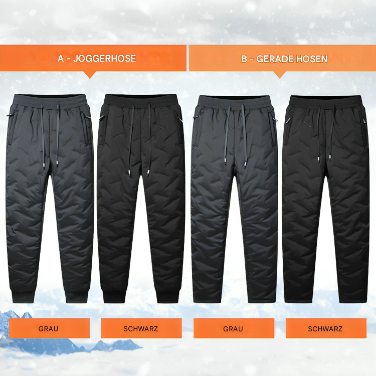 Wasserdichte Unisex-Thermohose mit Fleecefutter