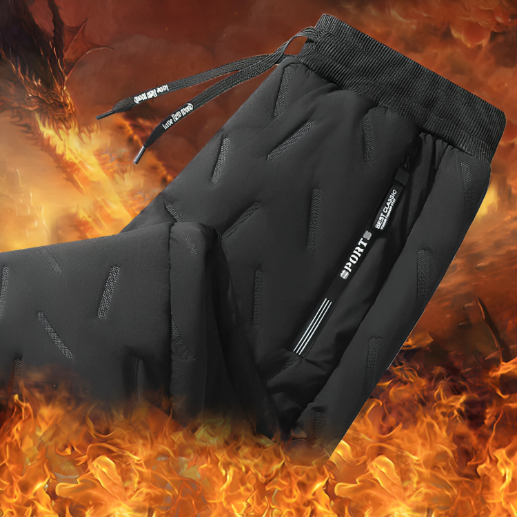 Wasserdichte Unisex-Thermohose mit Fleecefutter