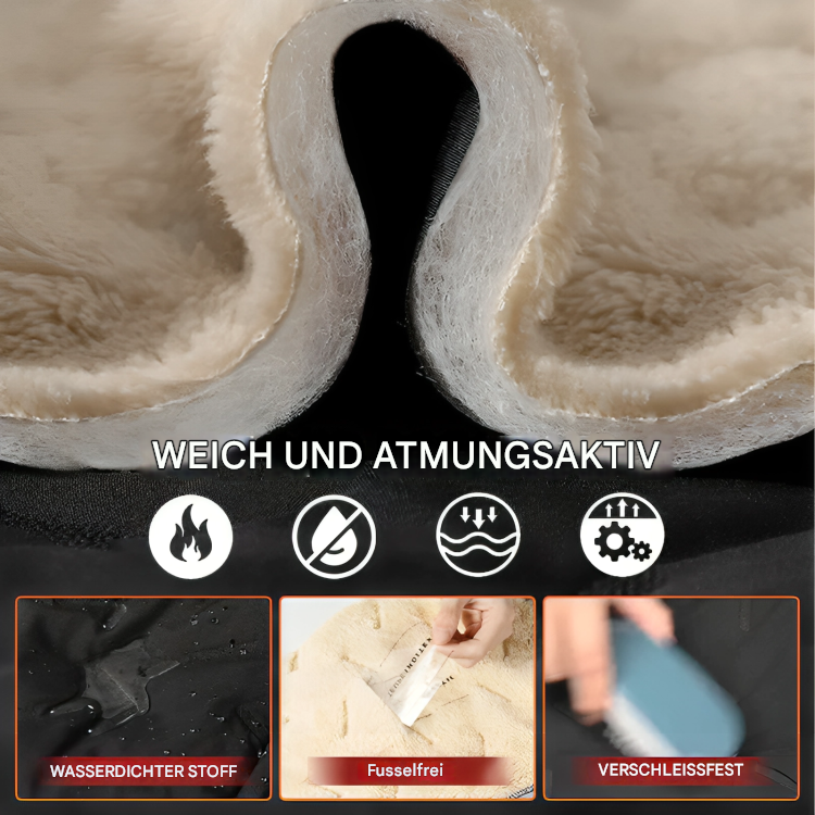 Wasserdichte Unisex-Thermohose mit Fleecefutter