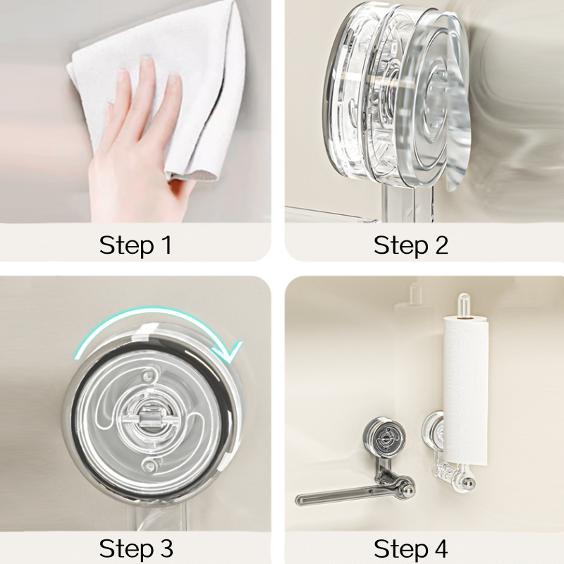 Multifunktionaler Vakuum-Saugnapf Toilettenpapierhalter