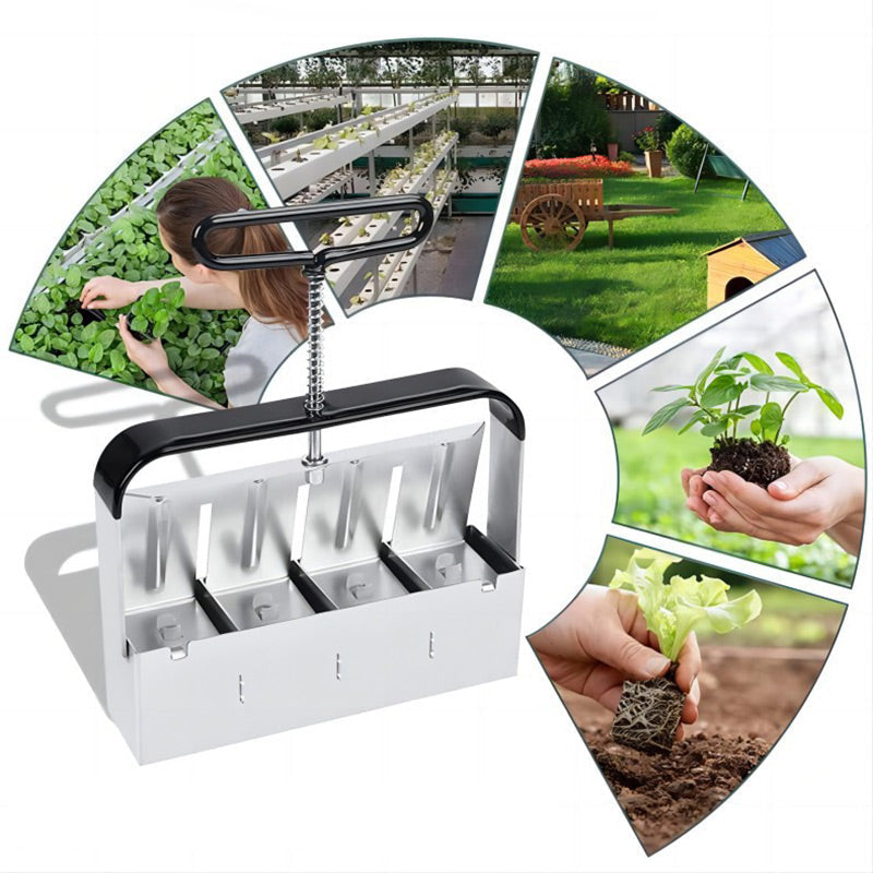 Erdblockpresse PlantForm | Edelstahl & Plastikfrei | Für Starke Setzlinge & Nachhaltiges Gärtnern