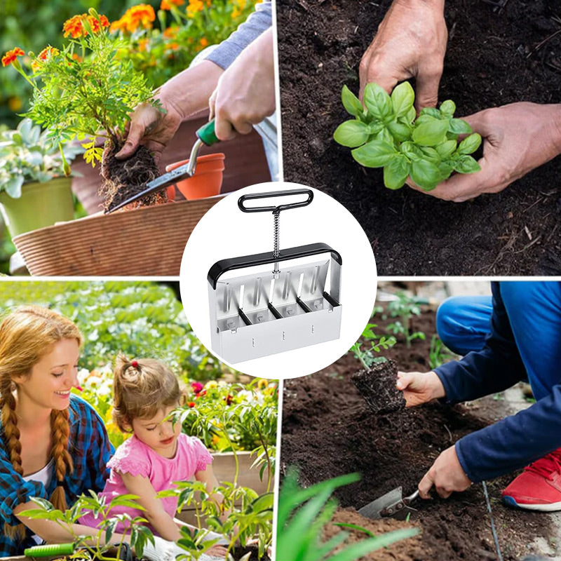 Erdblockpresse PlantForm | Edelstahl & Plastikfrei | Für Starke Setzlinge & Nachhaltiges Gärtnern