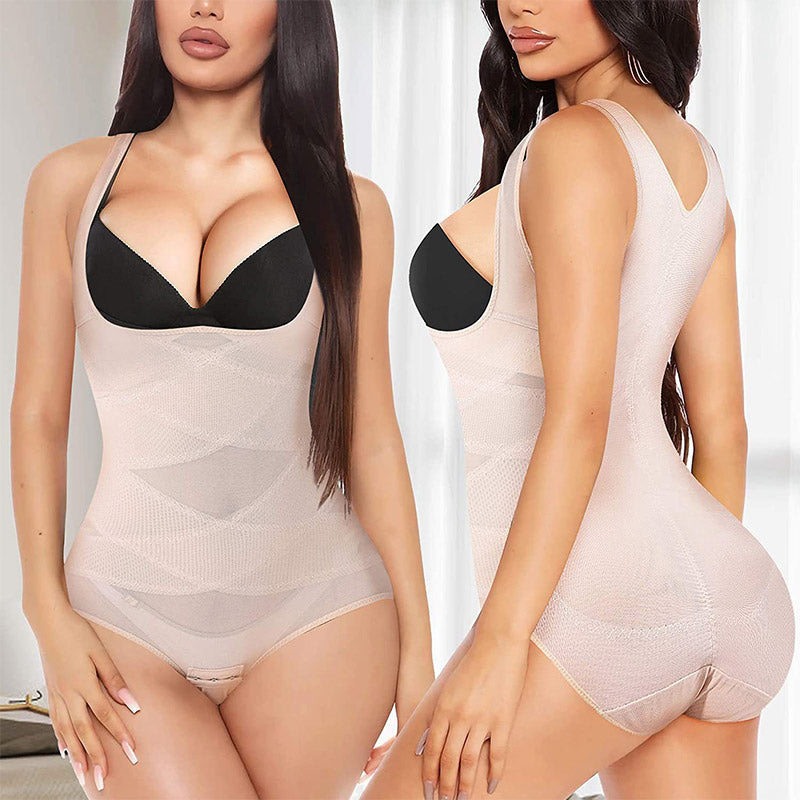 Damen Yoga Körperformer | Leicht & Atmungsaktiv | Nahtloses Mesh-Design | Formend & Elastisch