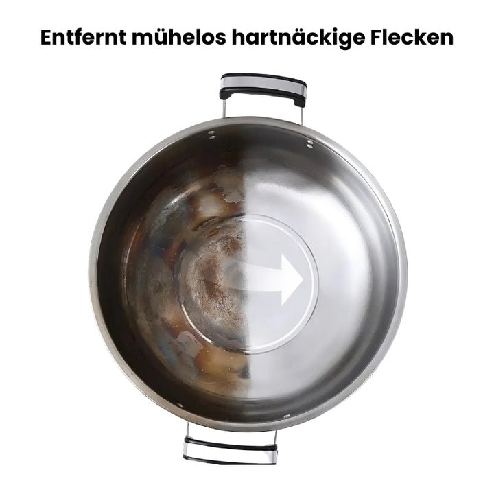 StahlPeeling™ Entfernt hartnäckige Flecken