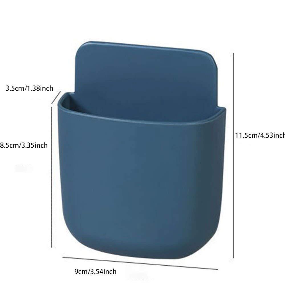 Selbstklebende Wandhalterung WallPouch | Schlüssel- & Handyhalter ohne Bohren | Bad- & Küchen-Organizer